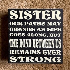 Sister Plaque